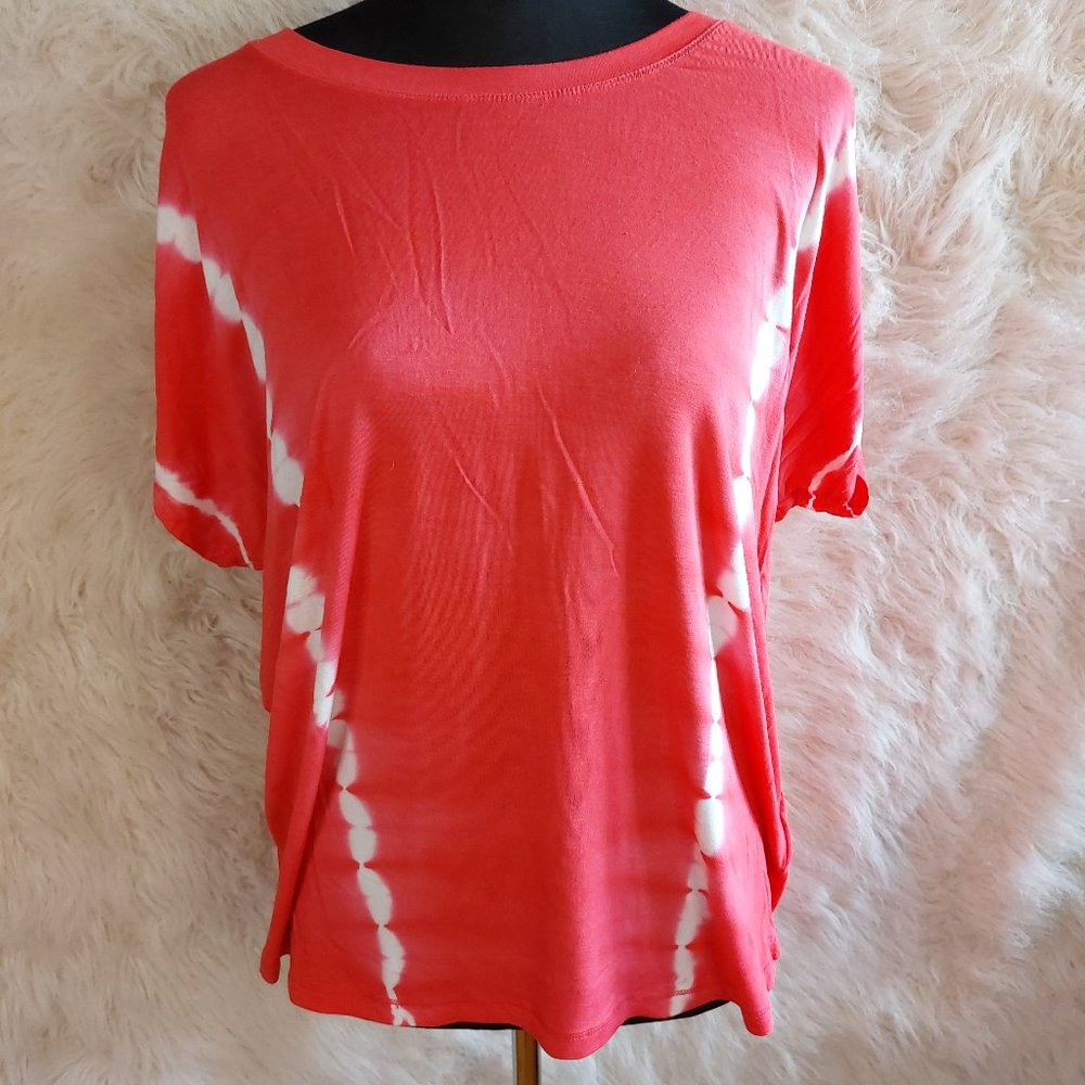 Marc New York Women's Red Thai Dyed Top Size M